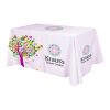 Flat All Over Dye Sub Table Cover - 3-sided, fits 6' table White | No Imprint | not available | not available