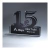 Freestanding 15 Year Anniversary Award White | No Imprint