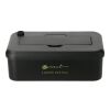 Bamboo Fiber Lunch Box with Utensil Pocket Onyx