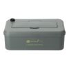 Bamboo Fiber Lunch Box with Utensil Pocket Gray | No Imprint | not available | not available