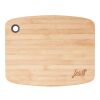 FSC Large Bamboo Cutting Board with Silicone Grip Standard | Black | No Imprint | not available | not available