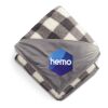 Field & Co.® Double Sided Plaid Sherpa Blanket White-Grey Storm | No Imprint | not available | not available