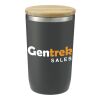 Brees Copper Vac Tumbler w/ FSC Bamboo lid 14oz Standard | Gray | No Imprint | not available | not available