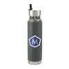 Thor Copper Vacuum Insulated Bottle 25oz Straw Lid Standard | Gray | No Imprint | not available | not available