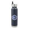 Thor Copper Vacuum Insulated Bottle 25oz Straw Lid Standard | Navy | No Imprint | not available | not available