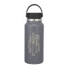 Hydro Flask® Wide Mouth With Flex Cap 32oz Standard | Stone | Laser Engraving | Centered on tumbler opposite Hydro Flask, - Center of art 5.75" up from bottom | 2.30 Inches × 1.25 Inches