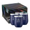 Corzo Cup 12oz 4 in 1 Gift Set Navy | No Imprint