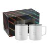Rover Camp Mug 14oz  2 in 1 Gift Set White | No Imprint