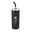 Marka Copper Vac Tumbler w/ SS straw 20oz Standard | Black | No Imprint | not available | not available