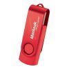 Rotate 2Tone Flash Drive 4GB Standard | Red | No Imprint | not available | not available