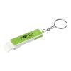 Bottle Opener/Phone Stand Key Chain White/Lime