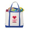 Baltic 24oz Cotton Canvas Tall Zippered Boat Tote Royal Blue | No Imprint | not available | not available