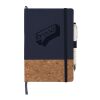 5.5" x 8.5" Lucca Cork Hard Bound JournalBook® Navy | No Imprint | not available | not available