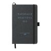 5.5" x 8.5" Recycled Leather Bound JournalBook® Black | No Imprint | not available | not available