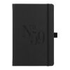 5.5" x 8.5” Mano Recycled Hard Bound JournalBook Black | No Imprint | not available | not available