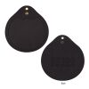 Round Tech Accessories Pouch Black | No Imprint | not available