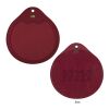 Round Tech Accessories Pouch Burgundy | No Imprint | not available