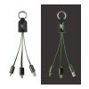 3-In-1 Light Up Charging Cables Frost Green | No Imprint