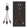 3-In-1 Light Up Charging Cables Red | No Imprint