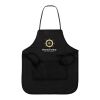Non-Woven Full Apron Black | No Imprint | not available | not available