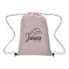 Posh Herringbone Drawstring Bag Light Pink | No Imprint | not available | not available