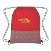 Bitmap Drawstring Backpack Red
