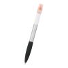 Neptune Pen With Highlighter Silver with Orange
