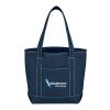Small Cotton Canvas Yacht Tote Bag Navy Blue | No Imprint | not available | not available