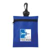 Non-Woven Zippered Pouch Royal Blue | No Imprint | not available | not available