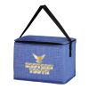 Crosshatch Non-Woven Lunch Bag Blue