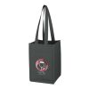 Non-Woven 4 Bottle Wine Tote Bag Black | No Imprint | not available | not available
