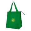 Dimples Non-Woven Cooler Tote Bag Green