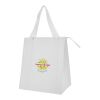 Dimples Non-Woven Cooler Tote Bag White