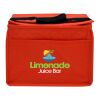 Dimples Non-Woven Cooler Bag Red