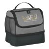Two Compartment Lunch Pail Bag Gray/Black | No Imprint | not available | not available