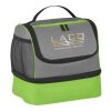 Two Compartment Lunch Pail Bag Gray/Black | No Imprint | not available | not available