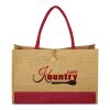 Jute Box Tote Bag Natural with Forest | No Imprint | not available | not available