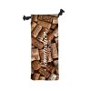 6" W X 15.5" H Wine Drawstring Bag White | No Imprint | not available | not available
