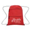 Affinity Soft Feel Drawstring Bag Red | No Imprint | not available | not available