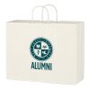 Kraft Paper White Shopping Bag - 16" x 12-1/2" White | No Imprint | not available | not available