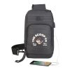 NBN Whitby Sling w/ USB Port Charcoal | No Imprint | not available | not available