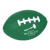 Football Shape Stress Reliever Forest Green
