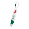 Quatro Carabiner Pen White/Green | No Imprint | not available | not available