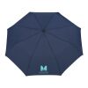 42" Recycled Folding Auto Open Umbrella Navy-White | No Imprint | not available | not available