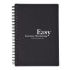 RUBBERY SPIRAL NOTEBOOK Black | No Imprint | not available | not available