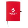 Book Club rPET Felt Notebook Red