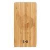 Plank 5000 mAh Bamboo Wireless Power Bank Standard | Wood | No Imprint | not available | not available