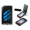 Pristine 10000 Wireless Power Bank w/ UV Sanitizer Black | No Imprint | not available | not available