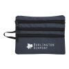Heathered Tech Accessory Travel Bag Navy Blue | No Imprint | not available | not available
