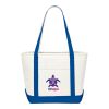 Baltic 18oz Cotton Canvas Boat Tote Transparent Royal Blue | No Imprint | not available | not available